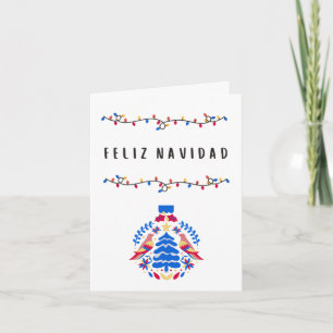 Feliz Navidad Mexican Spanish Christmas Card