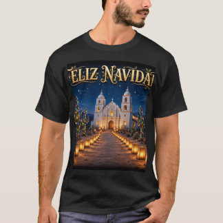 Feliz Navidad Mission Luminarias Desert T-Shirt