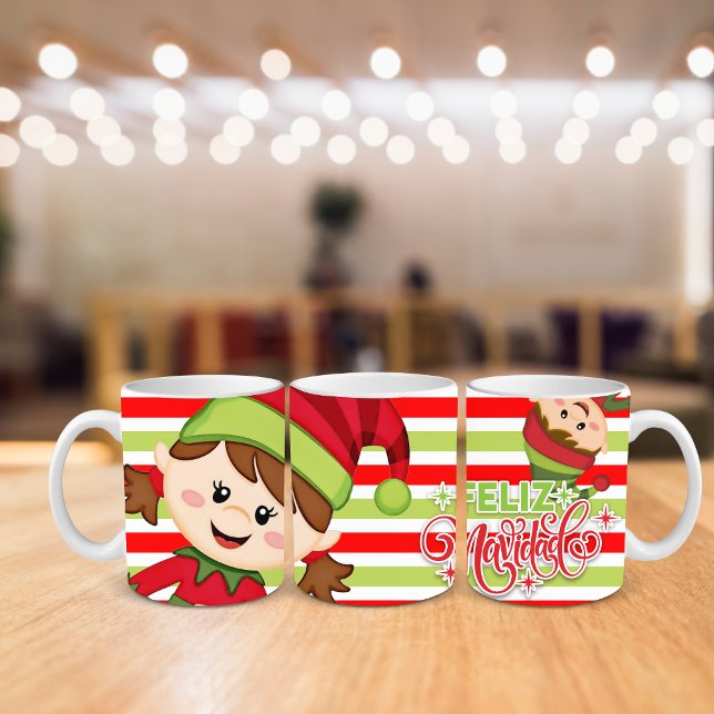 "Feliz Navidad" Mug, 11 oz Coffee Mug (Creator Uploaded)
