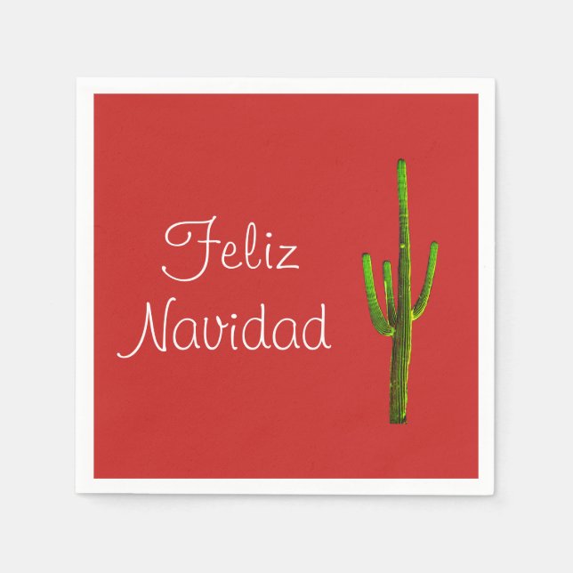 Feliz Navidad Napkins (Front)