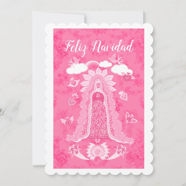 Feliz Navidad Our Lady of Guadalupe Christmas (Front)