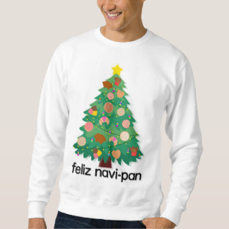 Feliz Navidad Pan Dulce Christmas Tree Sweatshirt