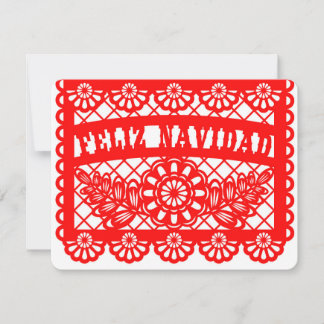 Feliz Navidad Papel Picado Holiday Card