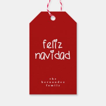 Feliz Navidad - Personalized Red Christmas