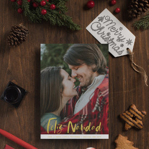 Feliz Navidad Photo Christmas Holiday Card