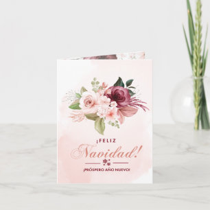 ¡FELIZ Navidad! ¡PRÓSPERO AÑO NUEVO! Greeting Card