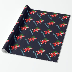 Feliz Navidad - Santa Claus Wrapping Paper