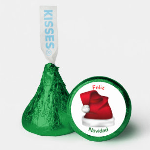 Feliz Navidad Santa Hat Hershey®'s Kisses®