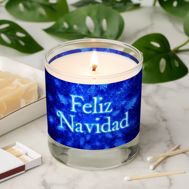 Feliz Navidad - Snowburst Scented Candle (Lit)