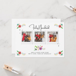 Feliz Navidad, Spanglish Photo Card