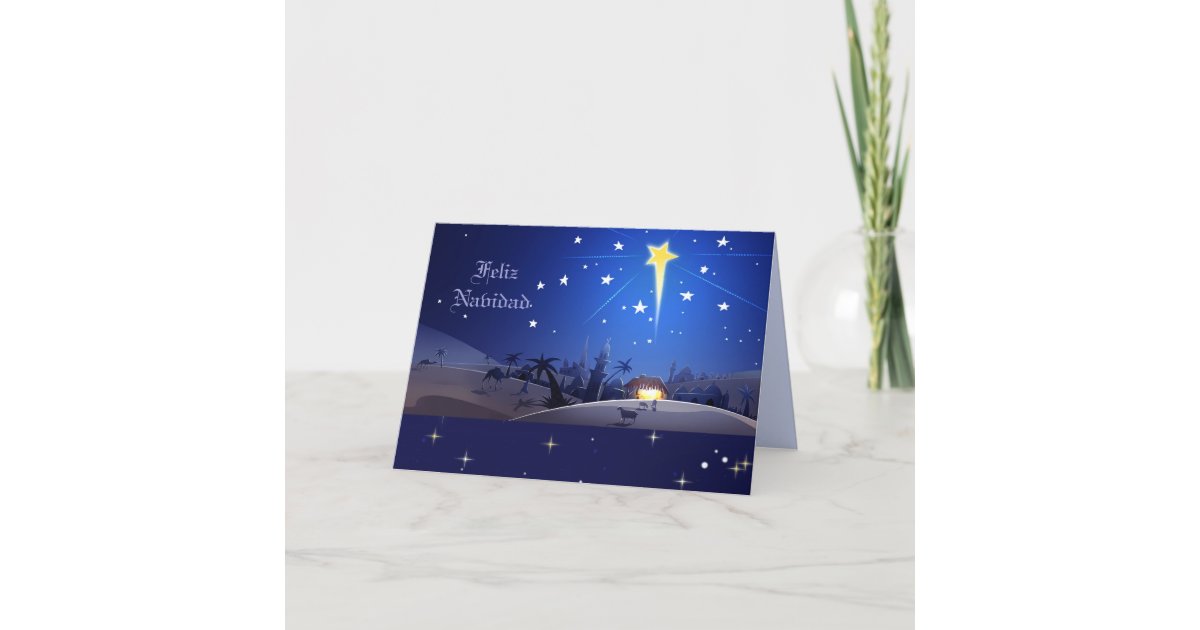 Feliz Navidad. Spanish Christmas Card