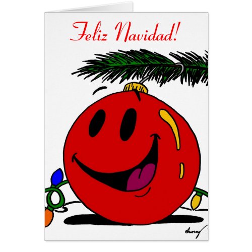 Feliz Navidad Spanish Christmas Card