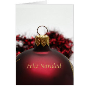 Feliz Navidad Spanish Christmas Card