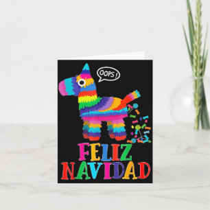 Feliz Navidad Spanish Christmas Funny Mexican Nata Card