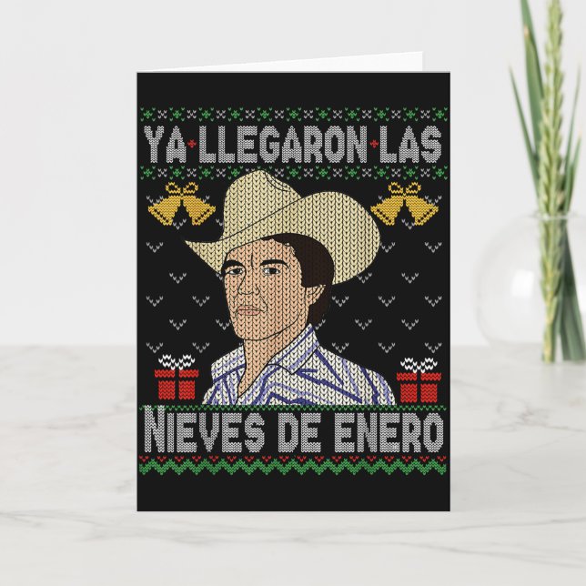 Feliz Navidad Spanish Las Nieves De Enero El Del C Card (Front)