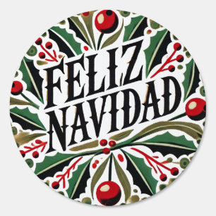 Feliz Navidad Spanish merry Christmas Sign