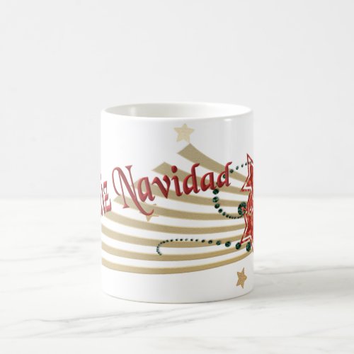Feliz Navidad sparkling holiday design Coffee Mug