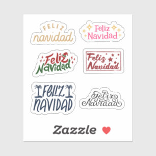 Feliz Navidad Stickers