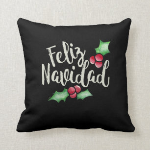 Feliz Navidad Throw Pillow