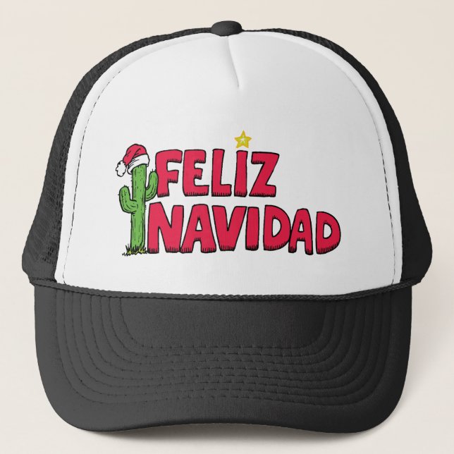 Feliz Navidad Trucker Hat (Front)
