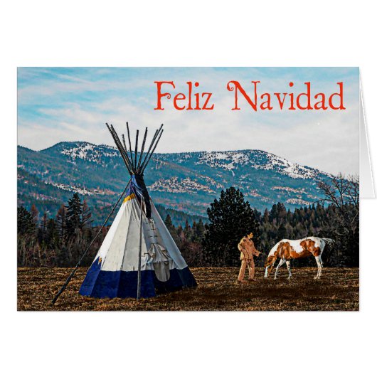 Feliz Navidad - Winter Camp Cards (Front Horizontal)