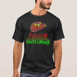 Feliz Navidad with Sombrero Christmas Shirt