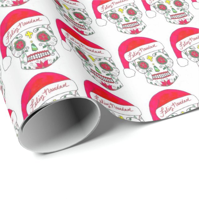 Feliz Navidad Wrapping Paper (Roll Corner)