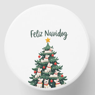Feliz Navidog Christmas Dog T-Shirt, Funny Cute Xm Mini Candle Favors