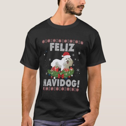 Feliz Navidog Poodle Dog Ugly Sweater Christmas Sa