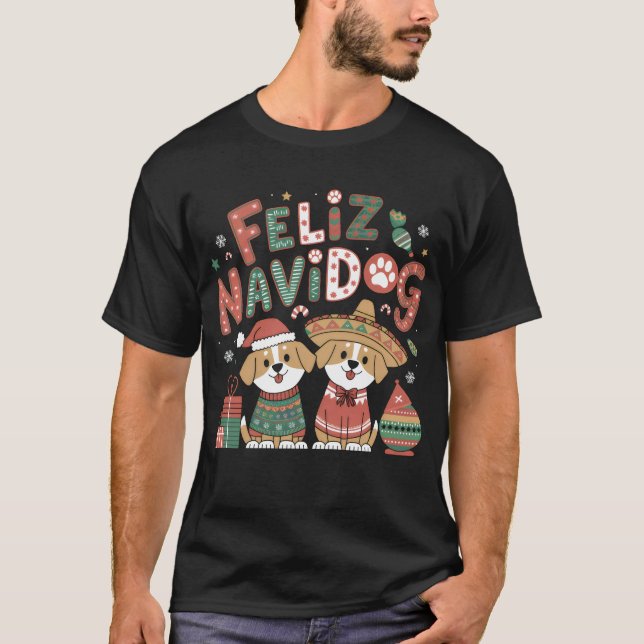 Feliz Navidog T-Shirt (Front)