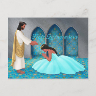 "Feliz Quinceañera." Postcard