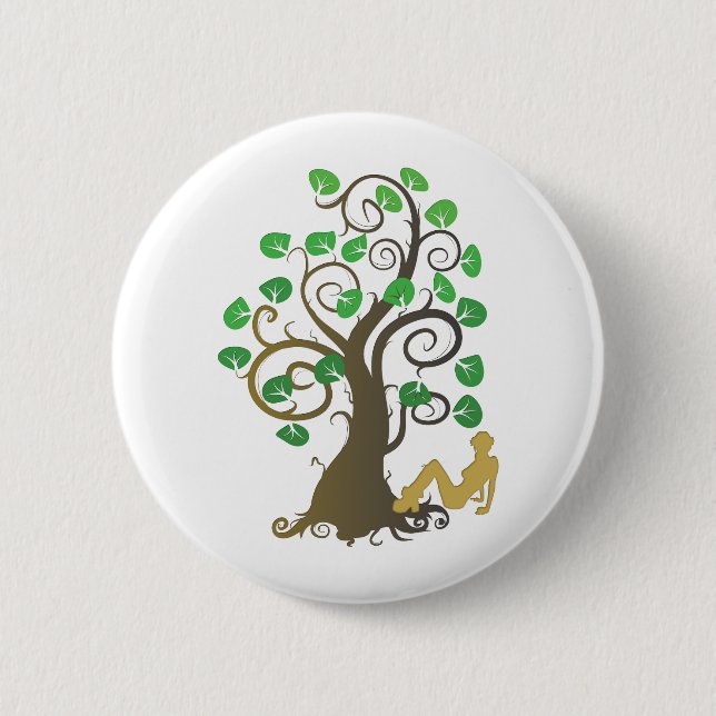 Fell from the Family Tree Pinback Button (Front)