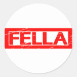 Fella Stamp Classic Round Sticker