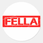 Fella Stamp Classic Round Sticker