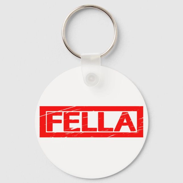 Fella Stamp Keychain (Front)