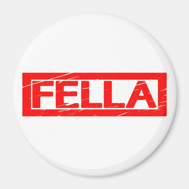 Fella Stamp Magnet (Front)