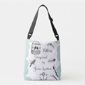 Felling Inspired by Jane Austen Crossbody Bag