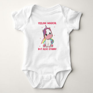 Felling Magical Unicorn Baby Bodysuit