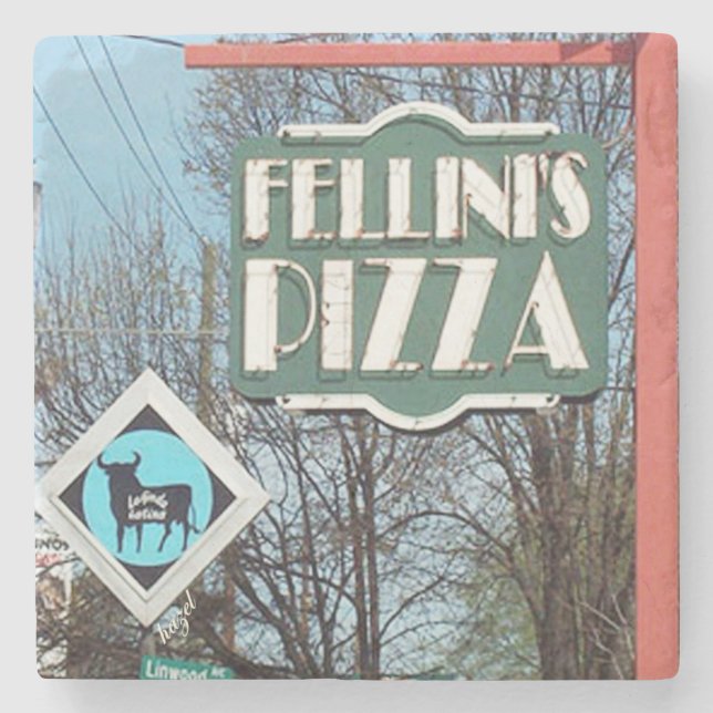 Fellini's Poncey Highland, Fellini's  Stone Coaster (Front)
