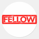 Fellow Stamp Classic Round Sticker
