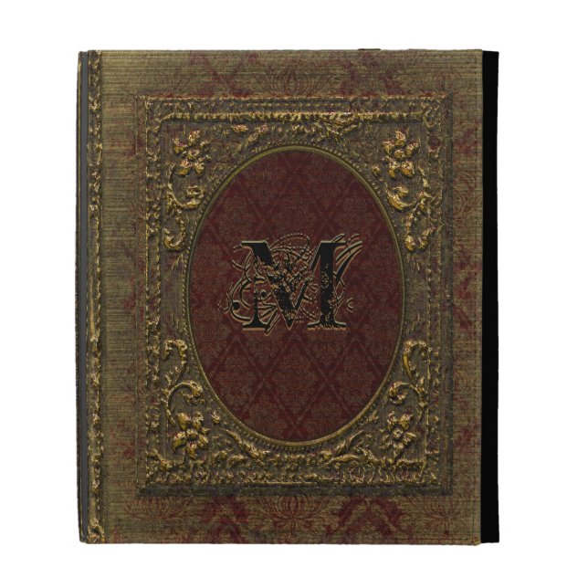 Fellowsbey Baileen Victorian Old Book Style iPad Folio Case (Front)