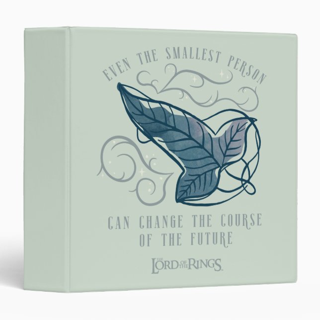 Fellowship Elven Brooch Quote Graphic 3 Ring Binder (Front/Spine)