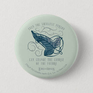 Fellowship Elven Brooch Quote Graphic Button