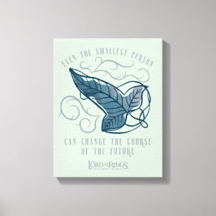 Fellowship Elven Brooch Quote Graphic Canvas Print