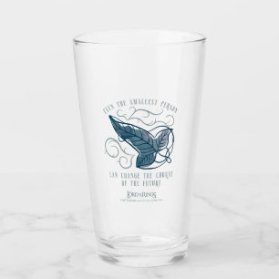 Fellowship Elven Brooch Quote Graphic Glass