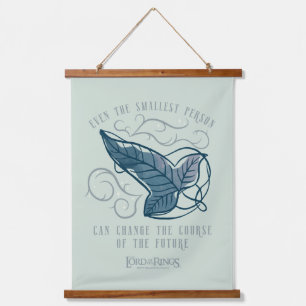 Fellowship Elven Brooch Quote Graphic Hanging Tapestry