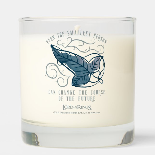 Fellowship Elven Brooch Quote Graphic Scented Candle (Front)