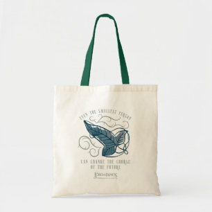 Fellowship Elven Brooch Quote Graphic Tote Bag