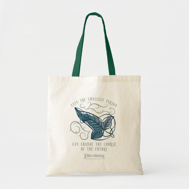 Fellowship Elven Brooch Quote Graphic Tote Bag (Front)