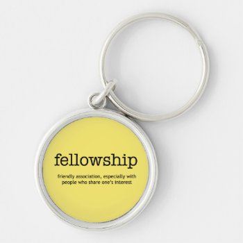Fellowship Keychain by recoverystore at Zazzle